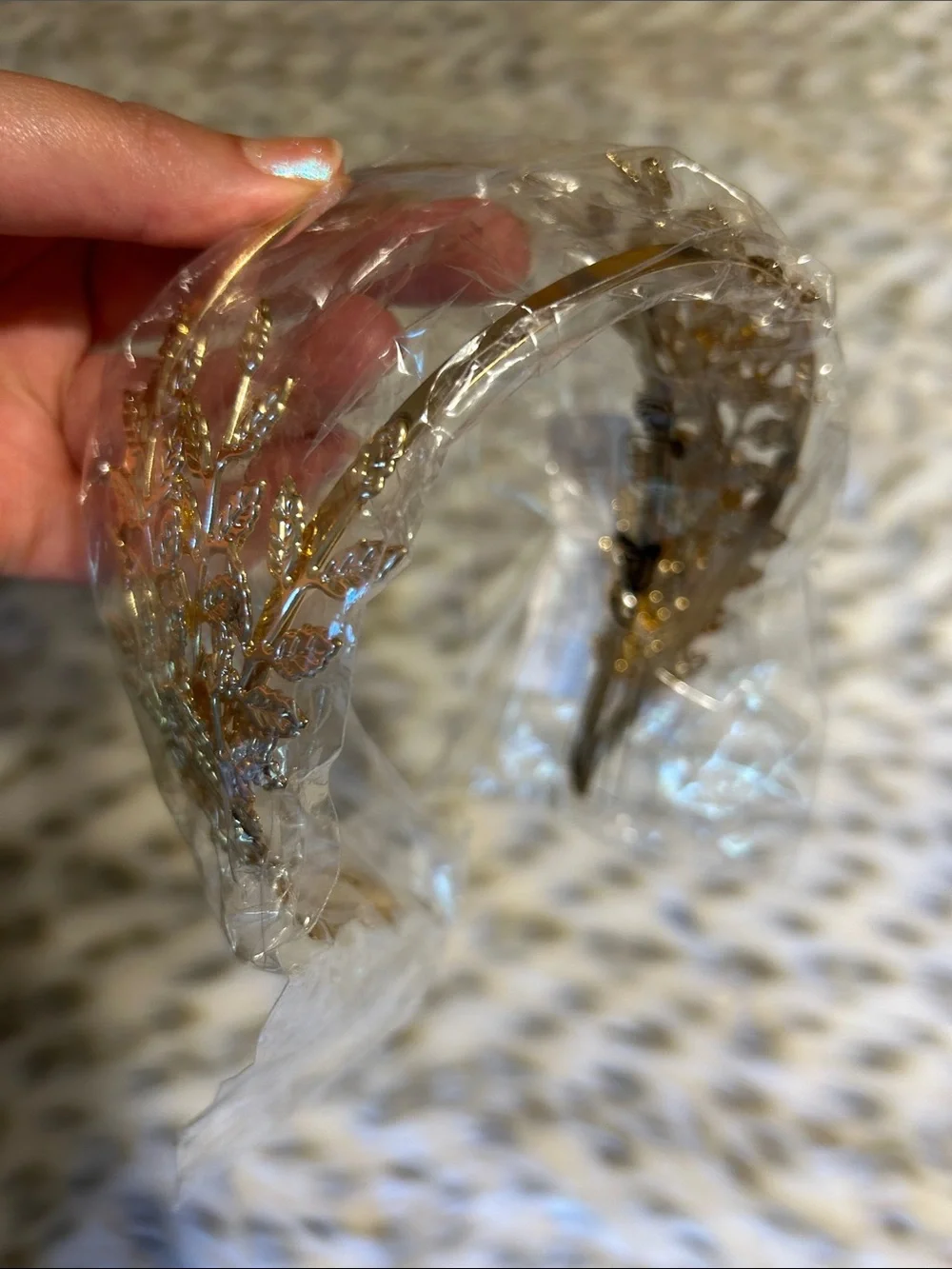 Gold Leaf Decorative Headband - Women Accessories